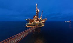Captain oil field enhanced oil recovery project