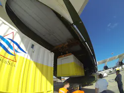 Delta SubSea mobilizes an entire ROV system on an Antonov An-124 Ruslan airplane. Delta SubSea mobilizes an entire ROV system on an Antonov An-124 Ruslan airplane.