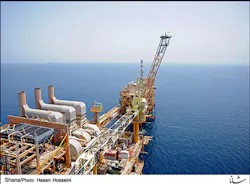 South Pars gas field Phase 16 offshore Iran South Pars gas field Phase 16 offshore Iran