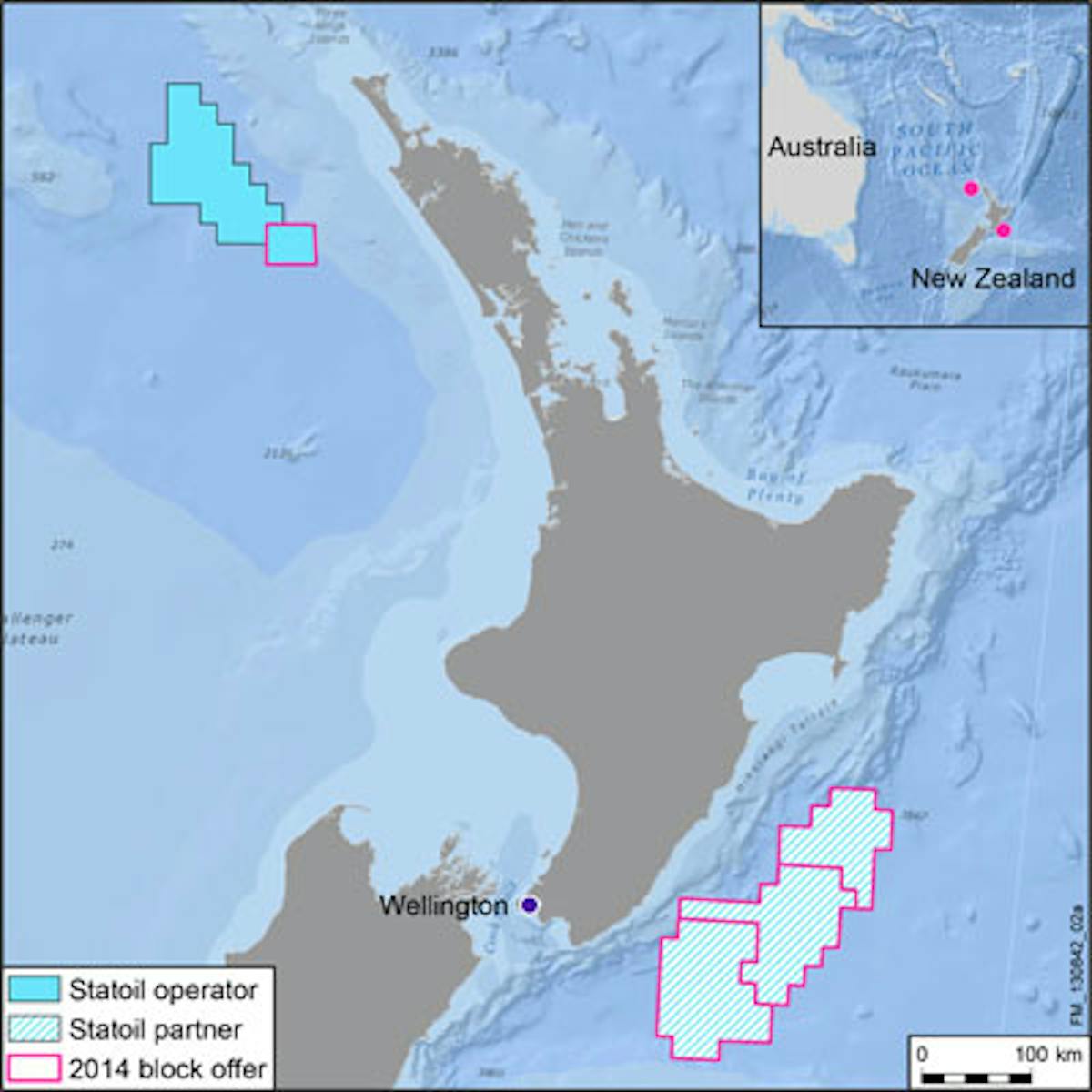 Statoil exploration permits offshore New Zealand
