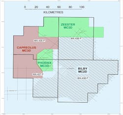 Carnarvon Petroleum&apos;s seismic surveys offshore Australia