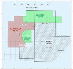 Carnarvon Petroleum's seismic surveys offshore Australia Carnarvon Petroleum's seismic surveys offshore Australia