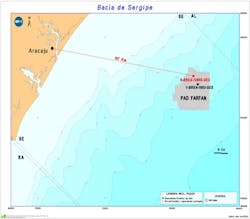 Fanfan area in the Sergipe-Alagoas basin offshore Brazil Fanfan area in the Sergipe-Alagoas basin offshore Brazil
