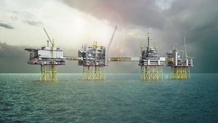 Johan Sverdrup field development offshore Norway