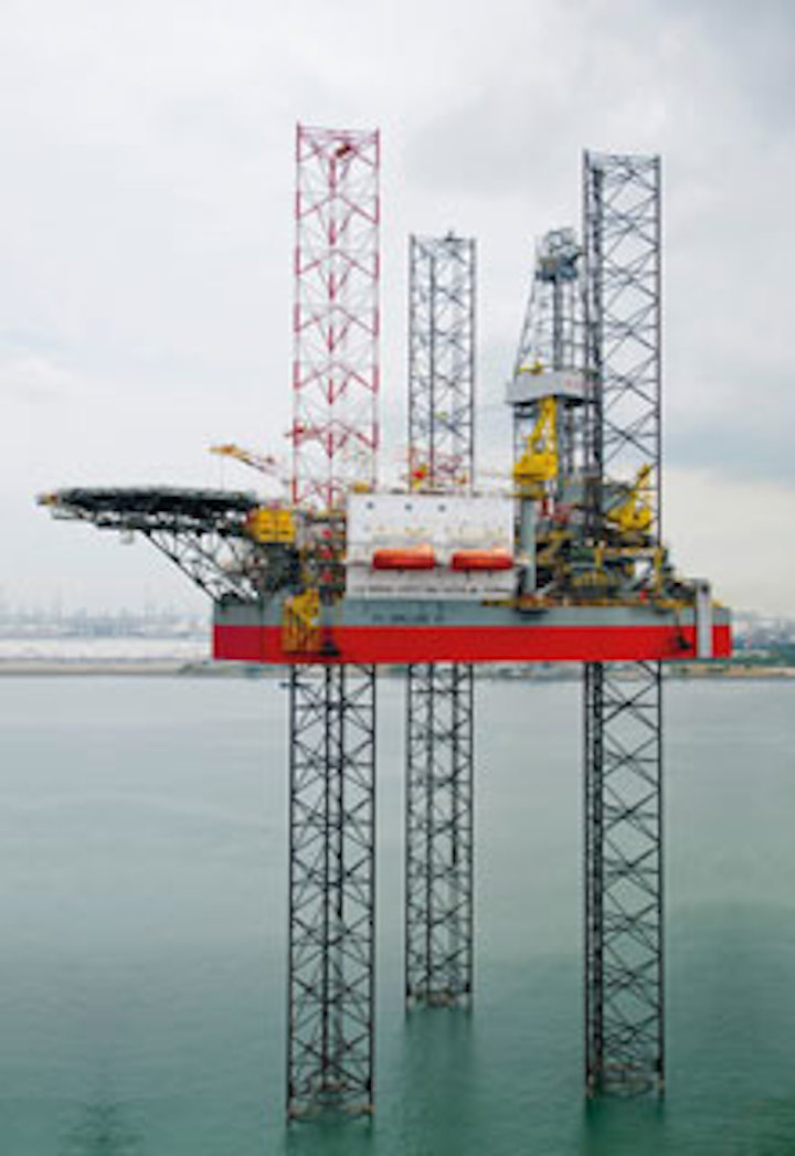 PV Drilling VI, a KFELS B Class jackup drilling rig