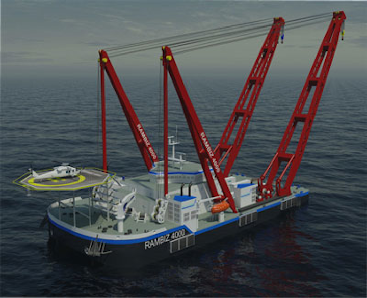 Scaldis new self-propelled crane ship