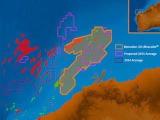 Searcher Seismic and DownUnder GeoSolutions Monodon Ultracube reprocessed data offshore Western Australia