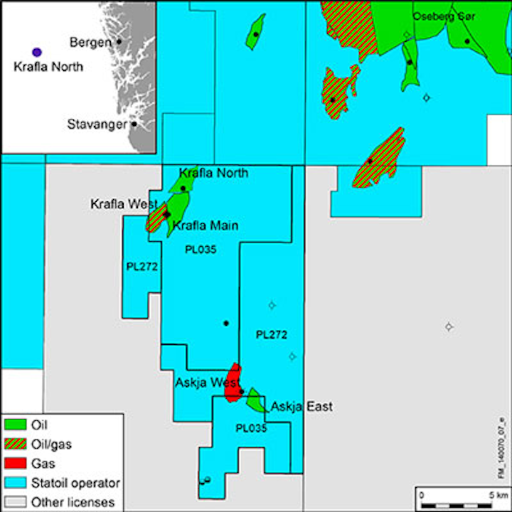 Krafla area offshore Norway