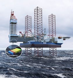 GustoMSC's CJ54 cantilever drilling jackup GustoMSC's CJ54 cantilever drilling jackup