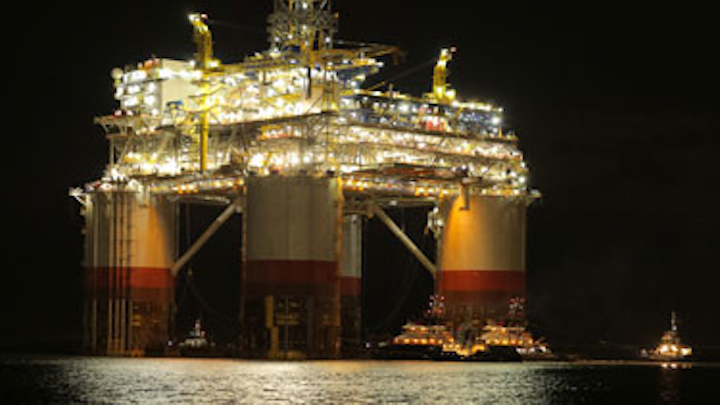 Chevron’s Big Foot semisubmersible production platform