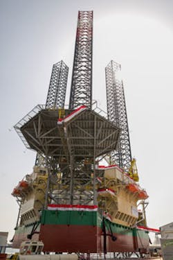 Greatdrill Chaaru jackup drilling rig Greatdrill Chaaru jackup drilling rig