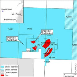 Snefrid Nord offshore Norway Snefrid Nord offshore Norway