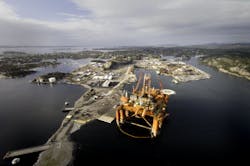 The Hanøytangen yard The Hanøytangen yard