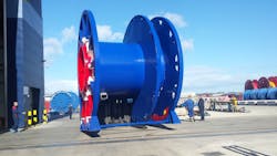 One of Bridon's Egina reels. Bridon photo One of Bridon's Egina reels. Bridon photo