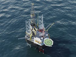 Cameron Letourneau Jaguar class self-elevating mobile offshore drilling unit