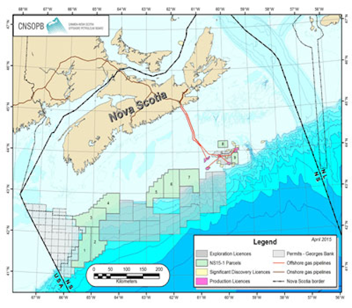 Canada-Nova Scotia Offshore Petroleum Board's Call for Bids NS15-1