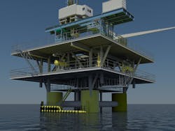 GMC&apos;s self-installing buoyant tower for Prinos field