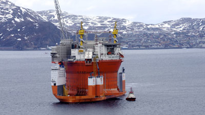 Goliat cylindrical FPSO