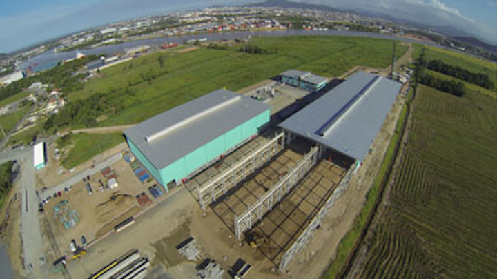 New Huisman plant on Itajai-Açu river, Brazil