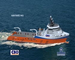 Havyard 843 anchor handling tug supply vessel Havyard 843 anchor handling tug supply vessel
