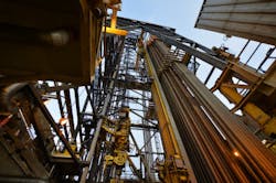 Valemon platform and West Elara drilling rig Valemon platform and West Elara drilling rig