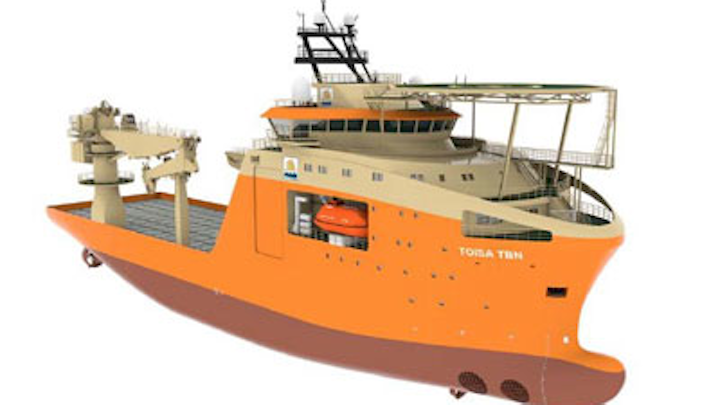 Rendering of multi-purpose vessels to be built by Qingdao Wuchuan