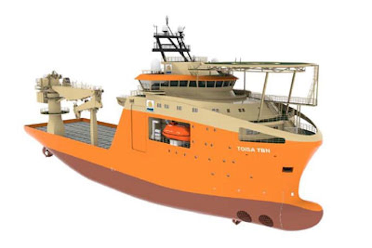 Rendering of multi-purpose vessels to be built by Qingdao Wuchuan