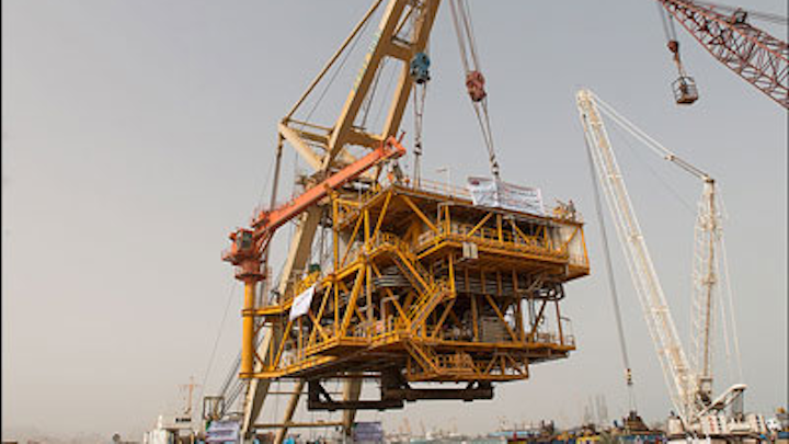 South Pars topsides for the oil layers