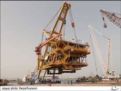 South Pars topsides for the oil layers South Pars topsides for the oil layers