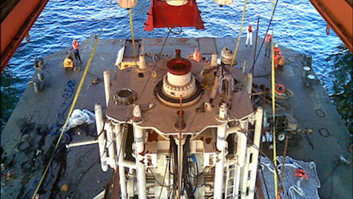 BOP of the semisubmersible Amir Kabir