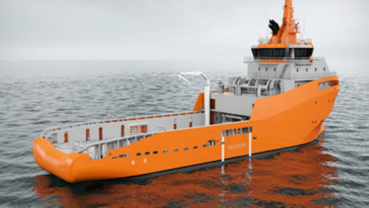 Wärtsilä's new anchor handling tug supply vessel design