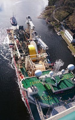 Umbilical for Snøhvit, manufactured in Halden, Norway Umbilical for Snøhvit, manufactured in Halden, Norway