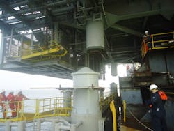 Floatover at DSO Escravos offshore West Africa Floatover at DSO Escravos offshore West Africa