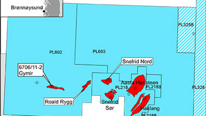 Statoil Gymir prospect in the Norwegian Sea