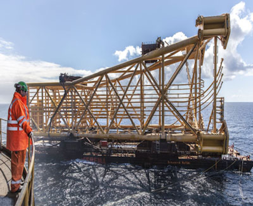 Steel jacket for the Ivar Aasen platform