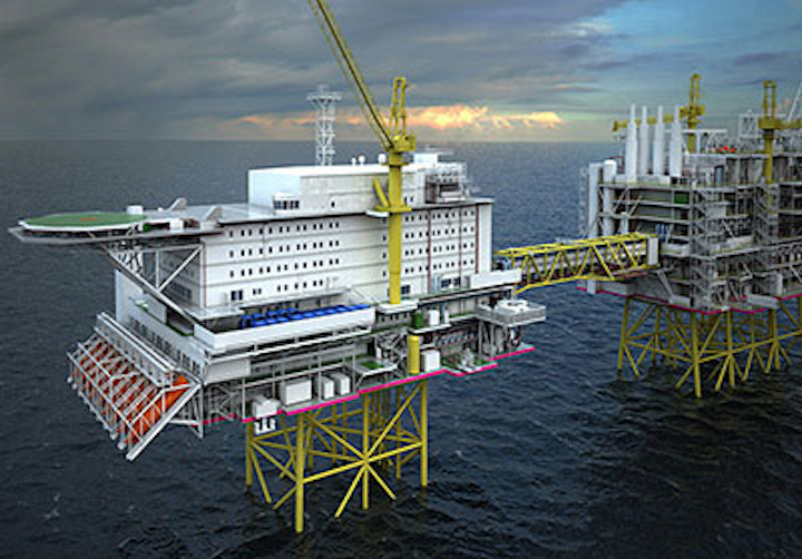 Statoil's Johan Sverdrup utility and living quarters platform