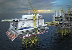 Statoil's Johan Sverdrup utility and living quarters platform Statoil's Johan Sverdrup utility and living quarters platform