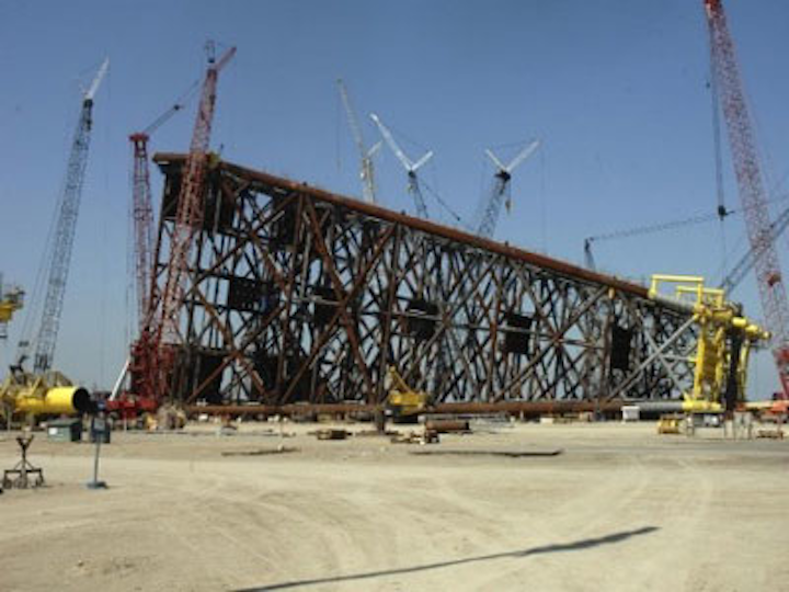 Ayatsil-B eight-leg jacket and deck