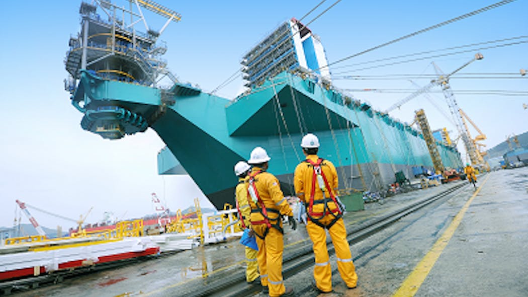PFLNG 1, slated to be the world&apos;s first FLNG vessel