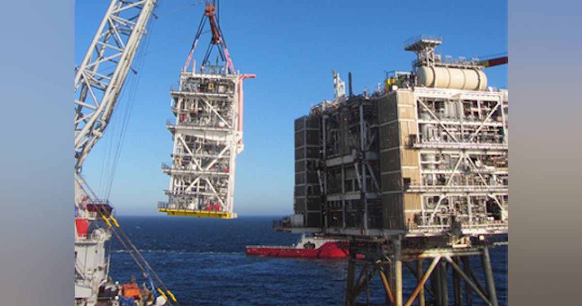 Topsides installation complete on Chevron’s HP/HT Alder field ...