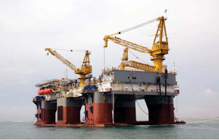 Semi-tender assist drilling rig SKD Esperanza