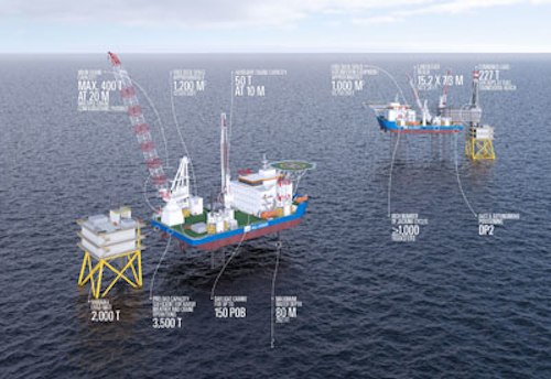GustoMSC NG-3500X self-propelled jackup design
