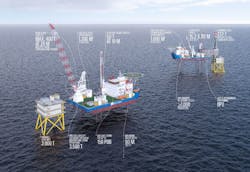 GustoMSC NG-3500X self-propelled jackup design GustoMSC NG-3500X self-propelled jackup design