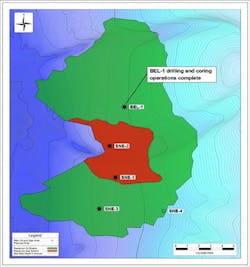 SNE oil field well locations offshore Senegal