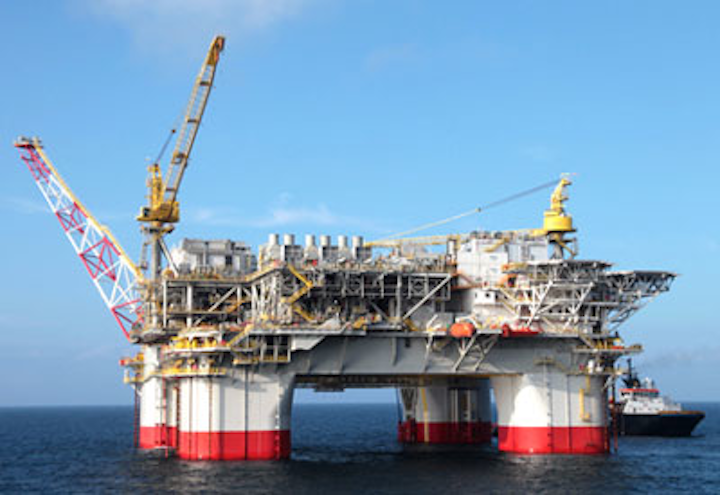 Jack and St. Malo floating production platform