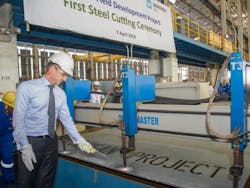 First steel cut for Culzean high-pressure/high-temperature field development in the UK North Sea First steel cut for Culzean high-pressure/high-temperature field development in the UK North Sea