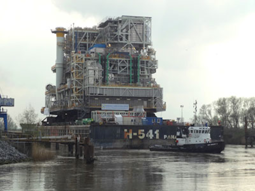 Montrose bridge linked platform topsides