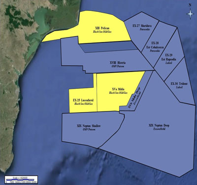 Romanian sector of the Black Sea