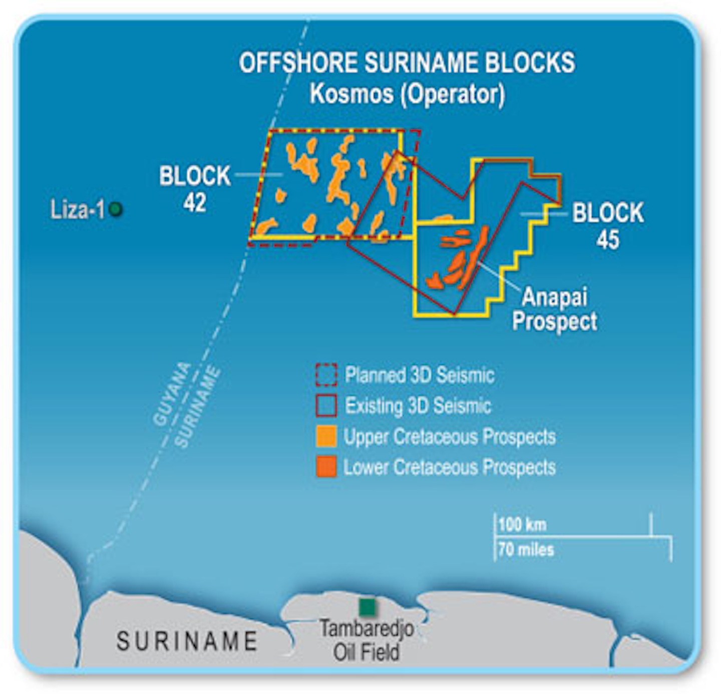 Hess farms into block 42 offshore Suriname Offshore