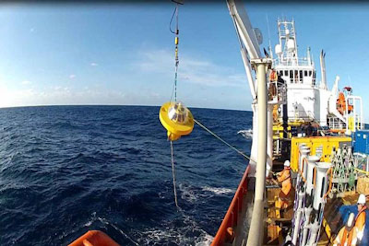 AXYS WatchMate current and wave buoy